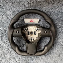 Lade das Bild in den Galerie-Viewer, TTD Craft Tesla Modell 3 y Kohlefaserlenkrad
