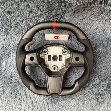 Lade das Bild in den Galerie-Viewer, TTD Craft Tesla Modell 3 y Kohlefaserlenkrad
