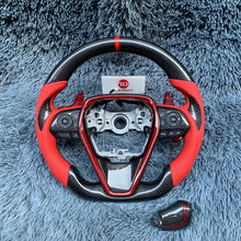 Загрузить изображение в средство просмотра галереи, 2018-2024 Toyota Camry TRD Edition Carbon Fiber Steering Wheel Rim | TTD Craft
