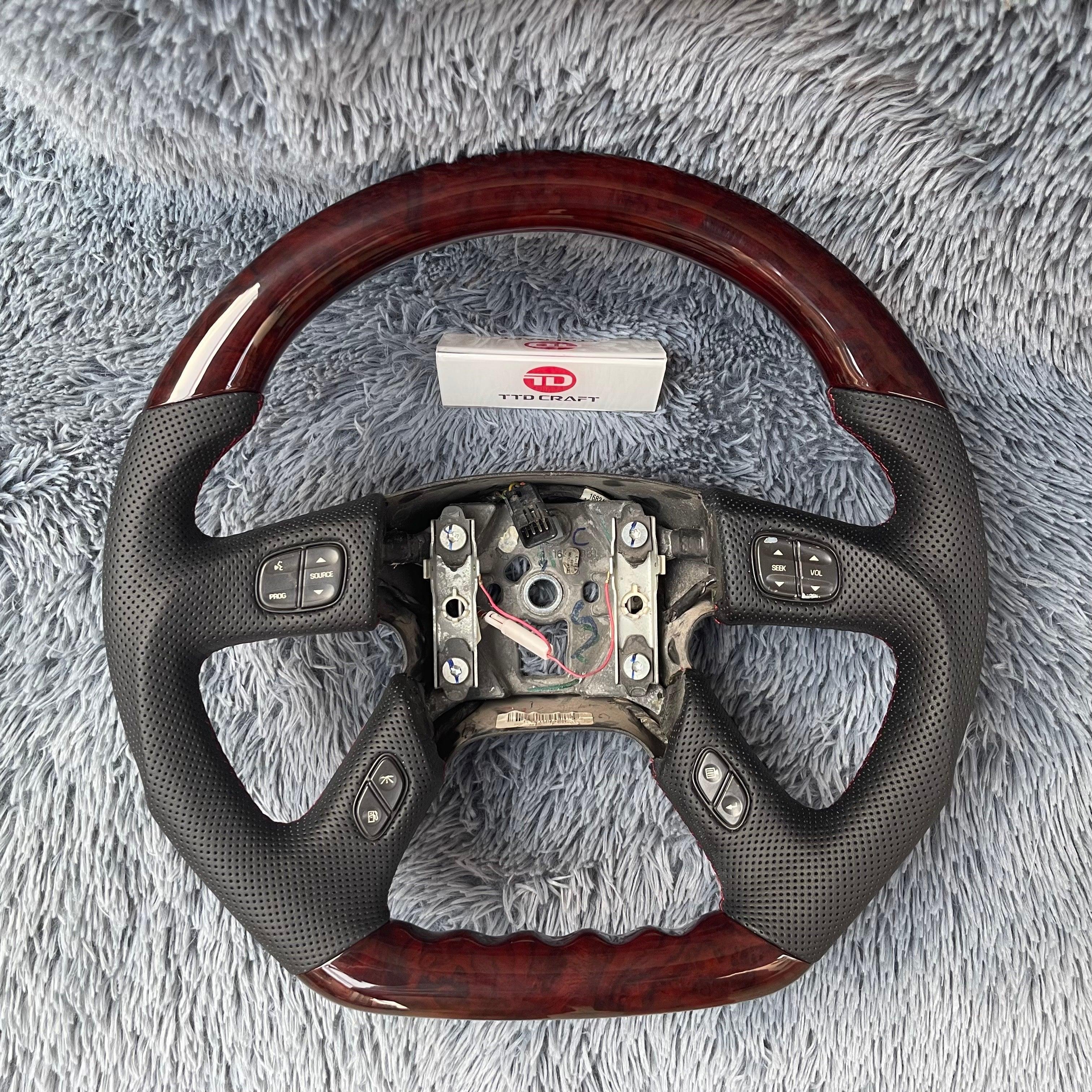 Hummer H2 2003-2007 Wood Grain Steering Wheel | TTD Craft – TTD CRAFT