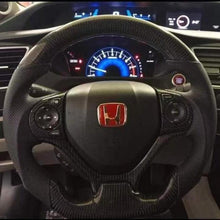 Cargar imagen en el visor de la galería, Volante de fibra de carbono TTD Craft para Honda Civic Type R FK2 SI de 9.ª generación (2012-2015)
