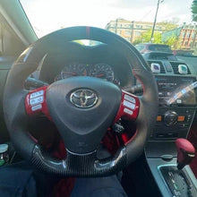 Load image into Gallery viewer, Racing Custom Carbon Fiber Steering Wheel for Toyota Corolla 2007-2010 | TTD Craft
