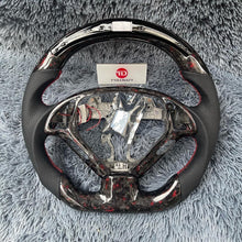 Load image into Gallery viewer, Forged Carbon Fiber With Red Flakes Steering Wheel For 2007-2015 Infiniti G37 | TTD Craft
