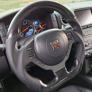 Custom Nissan 2009-2016 GTR R35 Carbon Fiber Steering wheel | TTD Craft