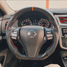 Charger l'image dans la galerie, Flat Bottom Carbon Fiber Steering Wheel  For Nissan 2013-2018 Altima | TTD Craft
