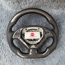 Lade das Bild in den Galerie-Viewer, Carbon Fiber Steering Wheel For 2013-2017 Infiniti QX50 | TTD Craft
