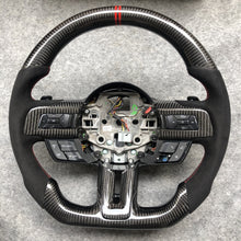 Load image into Gallery viewer, TTD Craft  2018-2023 Mustang  Carbon Fiber Steering Wheel
