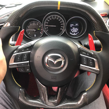 Load image into Gallery viewer, TTD Craft  13-16 CX3/CX6  Carbon Fiber Steering Wheel
