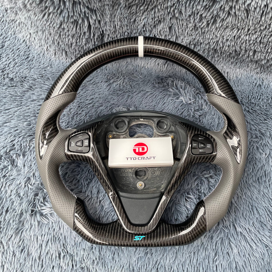 TTD Craft Ford 2013-2017 Fiesta Carbon Fiber Steering Wheel