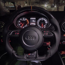Charger l&#39;image dans la galerie, TTD Craft Audi B8 B8.5 A3 A4 A5 A6 A7 A8 S3 S4 S5 S6 S7 S8 RS3 RS5 RS6  SQ5 Carbon Fiber Steering Wheel
