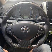 Load image into Gallery viewer, TTD Craft  14-21  Vios  Carbon Fiber Steering Wheel
