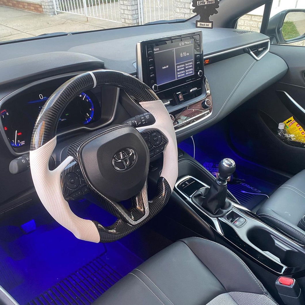 TTD Craft 2019-2024 Corolla Hatchback RAV4 / 2019-2022 Levin Volante de fibra de carbono