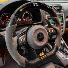 Charger l&#39;image dans la galerie, TTD Craft VW Mk7 /MK7.5  GTI  R Jetta 2019-2020  Carbon Fiber Steering Wheel
