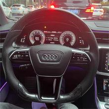 Carregar imagem no visualizador da galeria, Volante de fibra de carbono TTD Craft Audi A6 A7 S3 S6 S7 RS3 RS6 E-tron RSQ8
