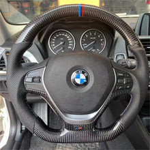 Load image into Gallery viewer, TTD Craft  bmw 1 SERIES F20 F21 / 2 SERIES F22 F23 / 3 SERIES F30 F31 F35 / 4 SERIES F32 F33 F36 SPORT Carbon Fiber Steering Wheel without  Paddle shifter
