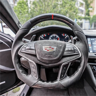 TTD Craft Cadillac 2017-2025 XT5 / 2016-2020 CT6 Carbon Fiber Steering wheel