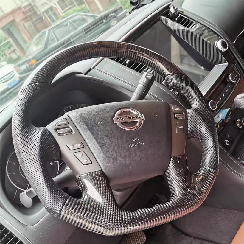 TTD Craft  Infiniti 2011-2017 QX56 Carbon Fiber Steering Wheel