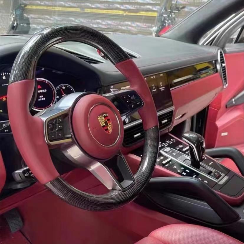 TTD Craft  Porsche  2012-2022 718 Cayman Carbon Fiber Steering Wheel