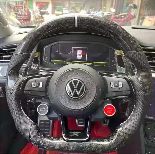 Volante de fibra de carbono TTD Craft Mk7 GTI /R Jetta 2019-2020