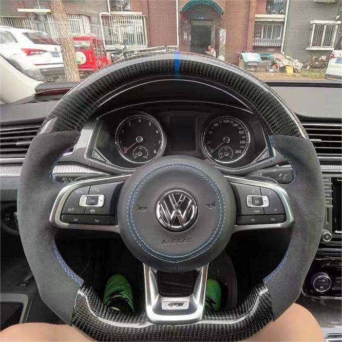 TTD Craft VW Mk7 /MK7.5  GTI  R Jetta 2019-2020  Carbon Fiber Steering Wheel