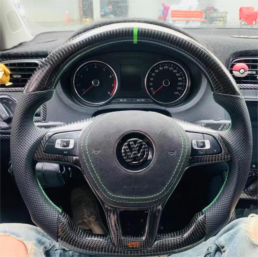 TTD Craft  2015-2019 Jetta  Carbon Fiber Steering Wheel