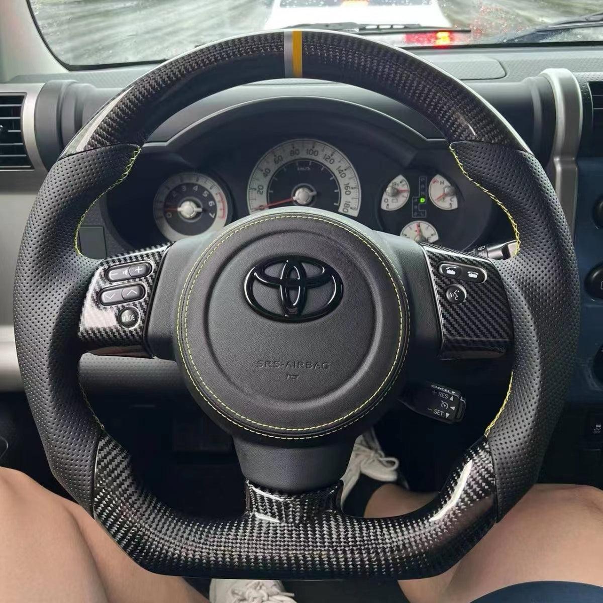 TTD Craft 2006-2017 FJ Cruiser Carbon Fiber Steering wheel