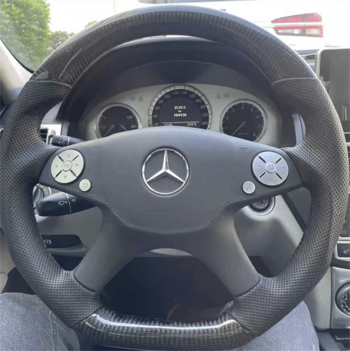 TTD Craft Benz 2007 2010 W204 Carbon Fiber Steering Wheel
