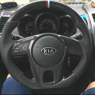 TTD Craft Kia 2010-2013 Forte / 2010-2013 Soul / 2010-2011 Rio Carbon Fiber Steering Wheel