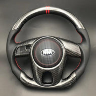 TTD Craft Kia 2010-2013 Forte / 2010-2013 Soul / 2010-2011 Rio Carbon Fiber Steering Wheel