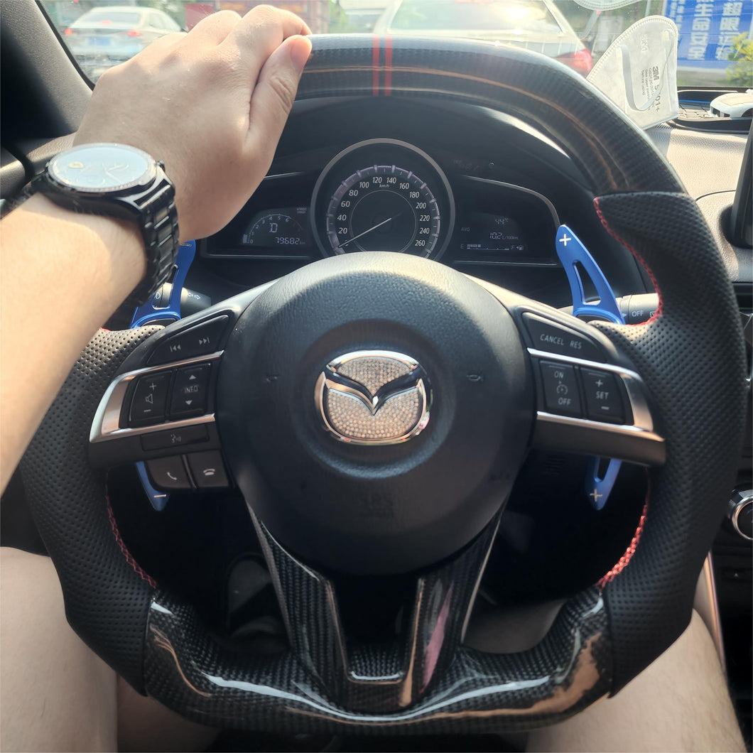 TTD Craft 2019-2024 Mazda 3 Carbon Fiber Steering Wheel