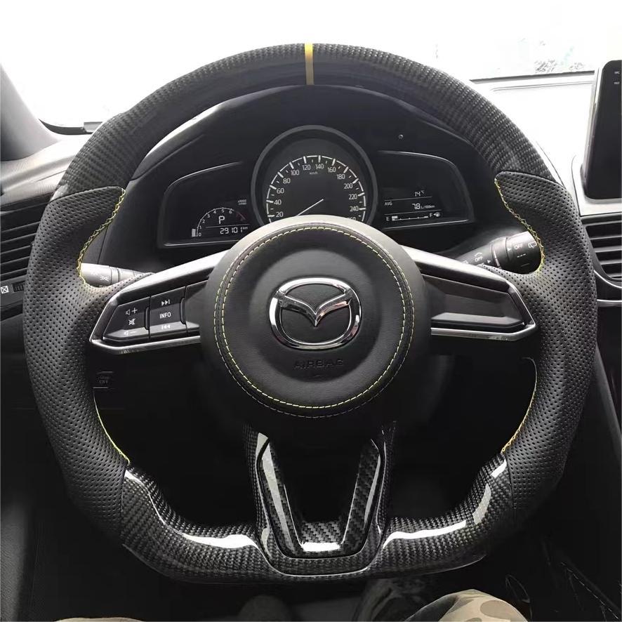 TTD Craft 2017-2022 Mazda 2 Carbon Fiber Steering Wheel