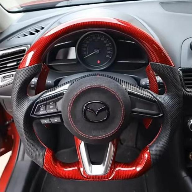TTD Craft 2017-2024 Mazda CX-5 Carbon Fiber Steering Wheel