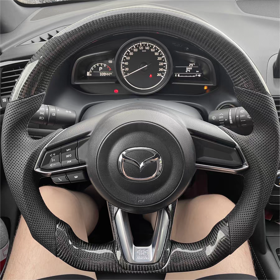 TTD Craft 2017-2024 Mazda CX-5 Carbon Fiber Steering Wheel