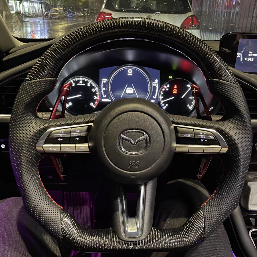 TTD Craft 2023 Mazda 2 Carbon Fiber Steering Wheel