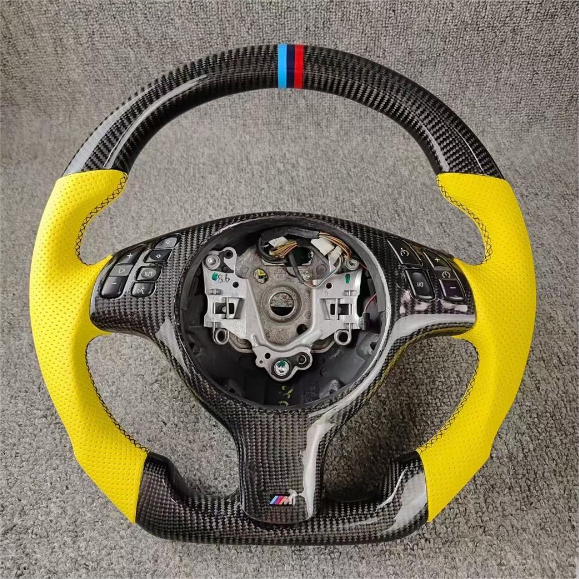 E46 carbon deals fiber steering wheel