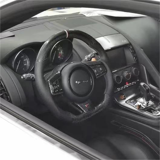 Volante de fibra de carbono TTD Craft Jaguar 2015-2019 XE