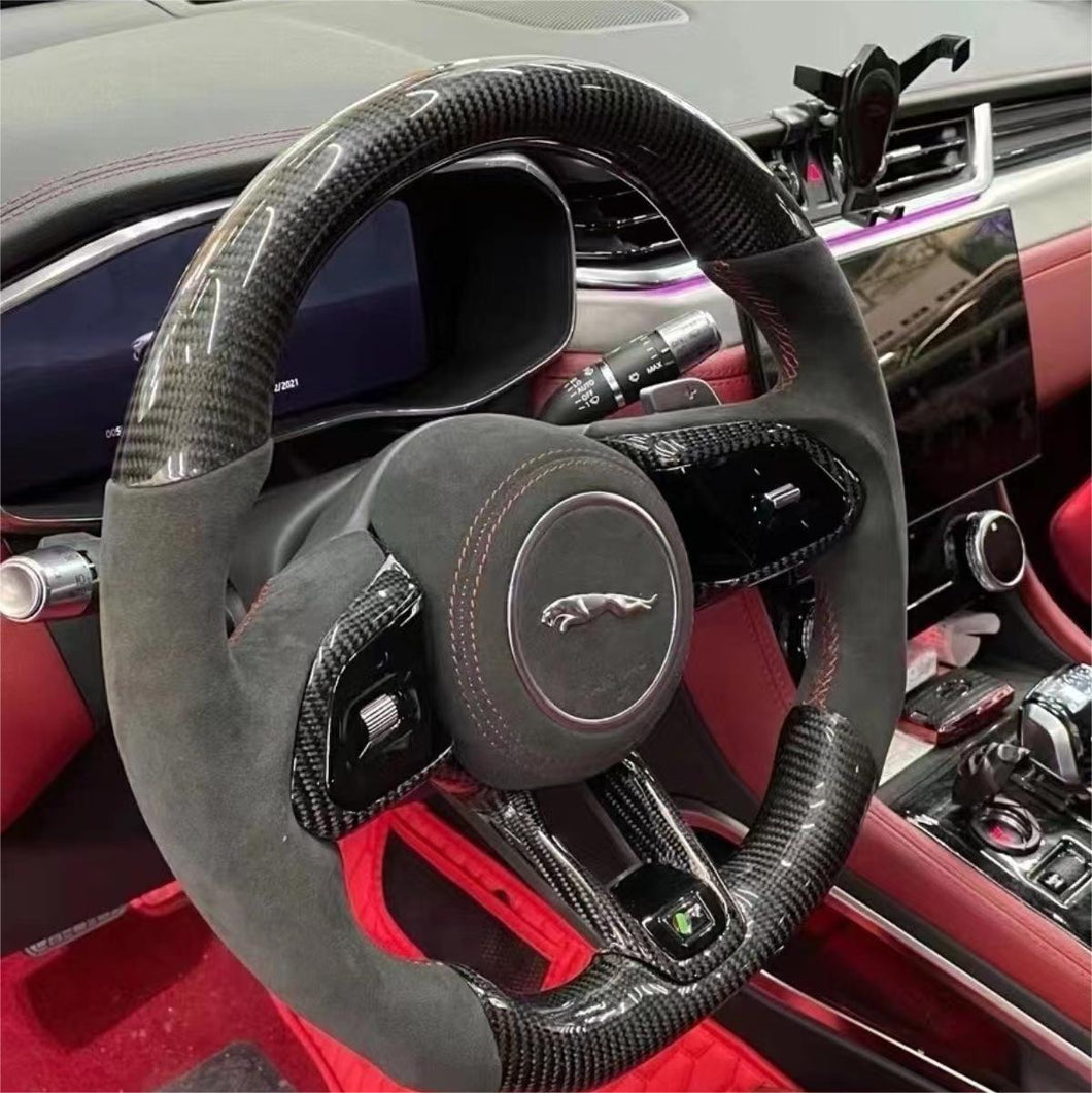 TTD Craft  Jaguar 2021-2023 XEL Carbon Fiber Steering Wheel