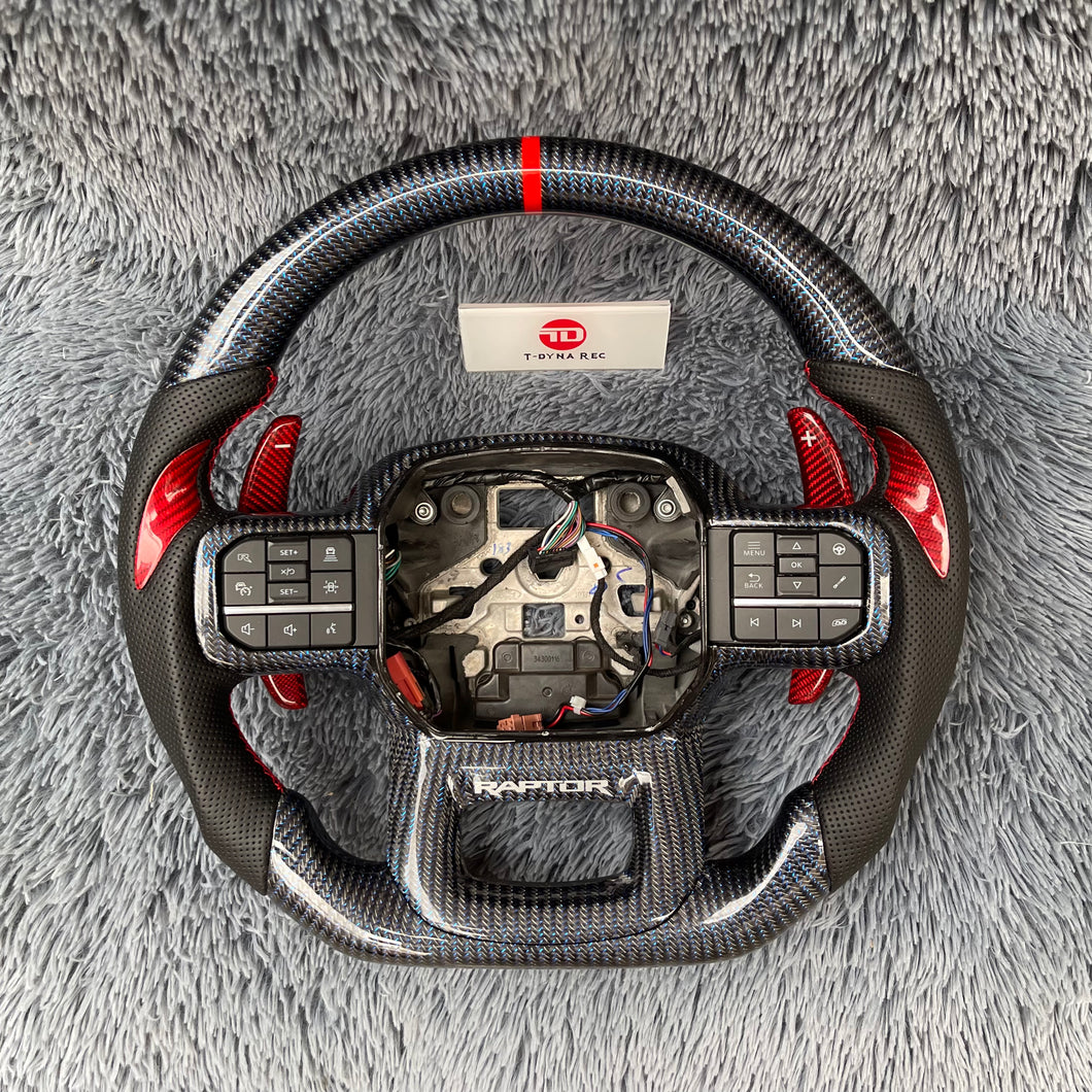 TTD Craft  Ford 2021-2024 F150 / Raptor Carbon Fiber Steering Wheel