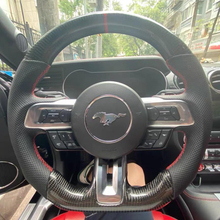 Load image into Gallery viewer, TTD Craft  2018-2023 Mustang  Carbon Fiber Steering Wheel
