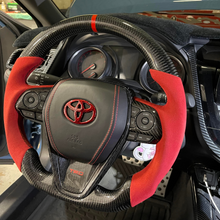 Load image into Gallery viewer, TTD Craft  8th gen Camry 2018 - 2024 SE XSE TRD V6 V4 Avalon Venza  Carbon Fiber Steering Wheel

