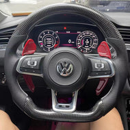 Custom Carbon Fiber Steering Wheel for VW Golf R MK7 Jetta |TTD Craft