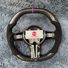 Lade das Bild in den Galerie-Viewer, TTD Craft  BMW M5  M6 F10 F11 F06 F12 F13 F01 F02 F03 F04  F85 F86 Carbon Fiber  Steering Wheel
