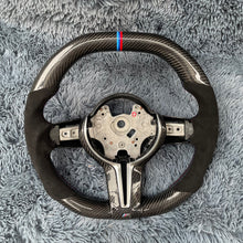 Load image into Gallery viewer, TTD Craft  BMW M5  M6 F10 F11 F06 F12 F13 F01 F02 F03 F04  F85 F86 Carbon Fiber  Steering Wheel

