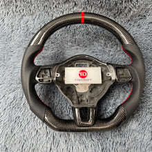 Carregar imagem no visualizador da galeria, Volante de fibra de carbono TTD Craft 2011-2014 MK6 GTI /R Jetta GLI Golf GTI
