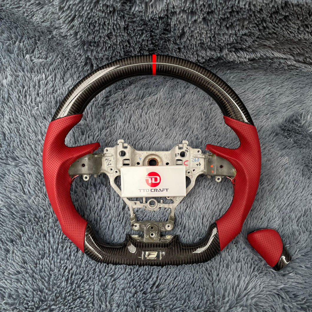 TTD Craft Lexus 2016-2022 RX350 450h / ES350 ES300/ GS350 GS450 / LX570 / GX460 / GS300 GS200T Carbon Fiber Steering Wheel