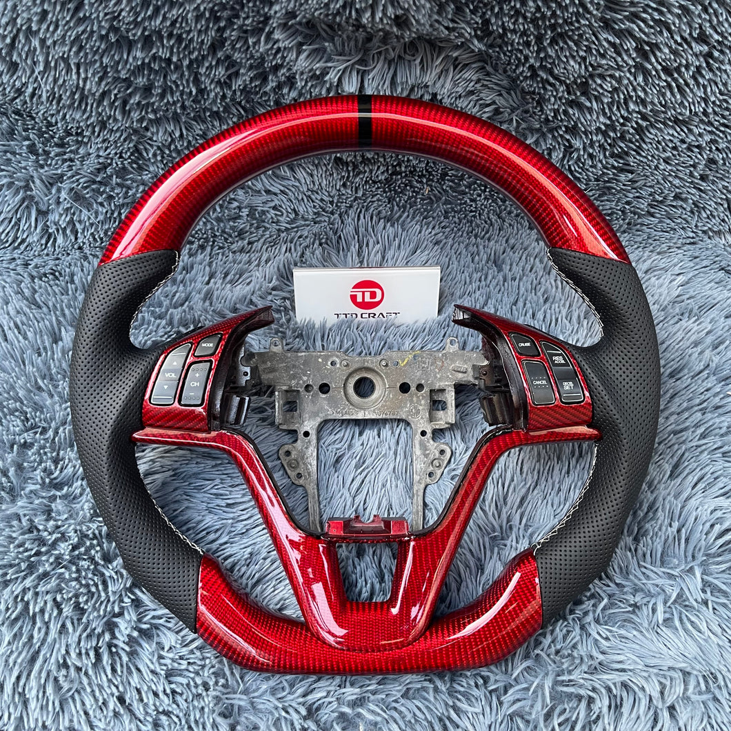 TTD Craft 2007-2011 CRV EX LX SE Carbon Fiber Steering Wheel