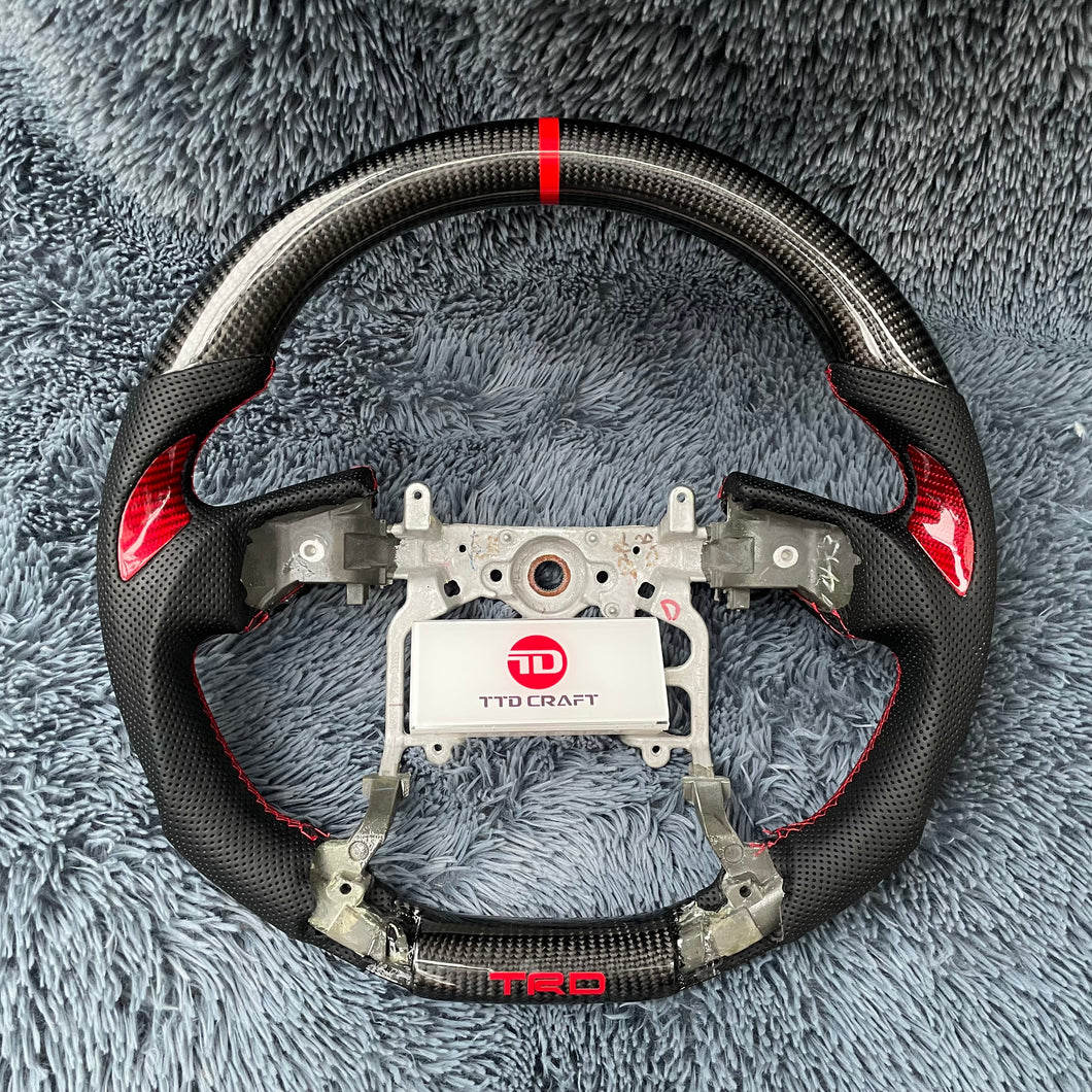 TTD Craft 2014-2021 Tundra 2016-2022 Tacoma 2015-2022 4runner TRD  Carbon Fiber Steering Wheel