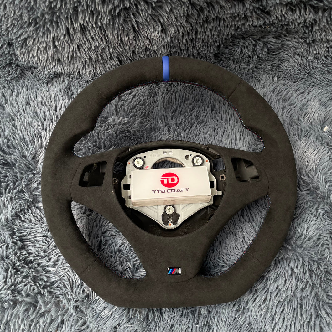 TTD Craft 1 SERIES E82 E88 / 3 SERIES E90 E91 E92 E93 / X1 E84 Italy Alcantara Steering Wheel