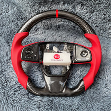 Lade das Bild in den Galerie-Viewer, TTD Craft 2017-2018 CRV EX LX EX-L Carbon Fiber Steering Wheel
