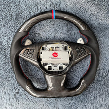 Charger l&#39;image dans la galerie, TTD Craft BMW 5 SERIES E60 E61 / 6 SERIES E63 E64 Carbon Fiber Steering Wheel with Paddle shifter
